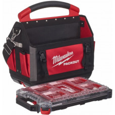 SET PROMO Milwaukee PACKOUT geanta deschisa 40cm+ organizator SLIM, 4932478810