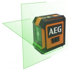 Nivela laser AEG CLG220-K; cruce (vertical+orizontal) culoare verde,dist:20m,tip baterii:AA