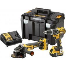 Set intrumente Dewalt DCK2020P2T (DCD791+DCG405) 18V 2x5Ah TSTAK