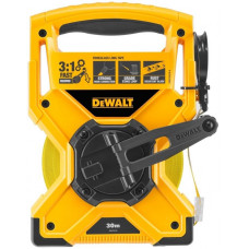 Ruleta cu banda din fibra de sticla DEWALT - DWHT34218-0, Lungime banda - 30m