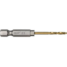 Burghiu pe metal HSSG-TiN HEX 2,5mm MILWAUKEE 48894704